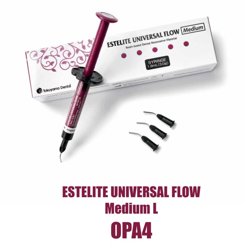 Эстелайт Юниверсал Флоу/ Estelite Universal Flow Medium L шприц 3г ( 1,8мл ) OPA4  средний 13866 купить