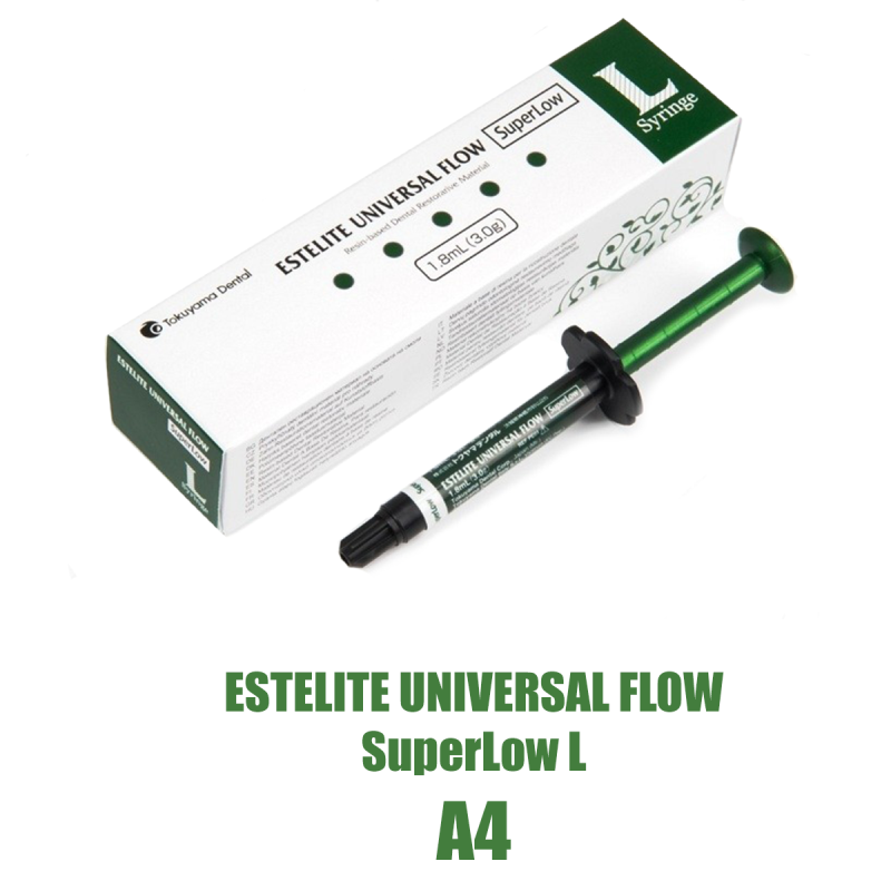 Эстелайт Юниверсал Флоу/ Estelite Universal Flow SuperLow L шприц 3г ( 1,8мл ) A4  сверхнизк 13873 купить