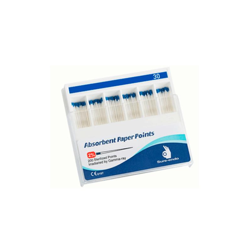 Штифты бумажные №15-40 200шт Sure  Endo купить