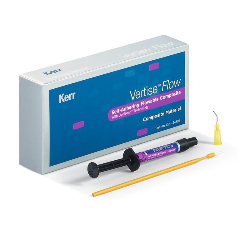 Вертис Флоу / Vertise Flow Test-me Kit самопротравл композит шприц A2 2гр х 1шт 34398 купить