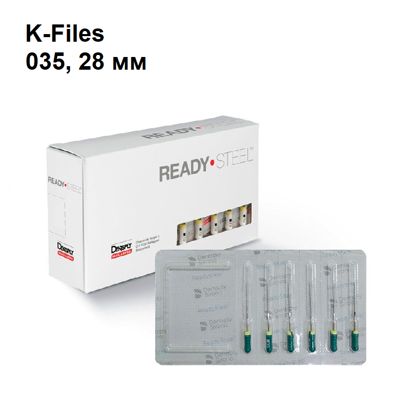 К-файлы / K-Files 035/28мм 6шт Maillefer A012D02803500 купить