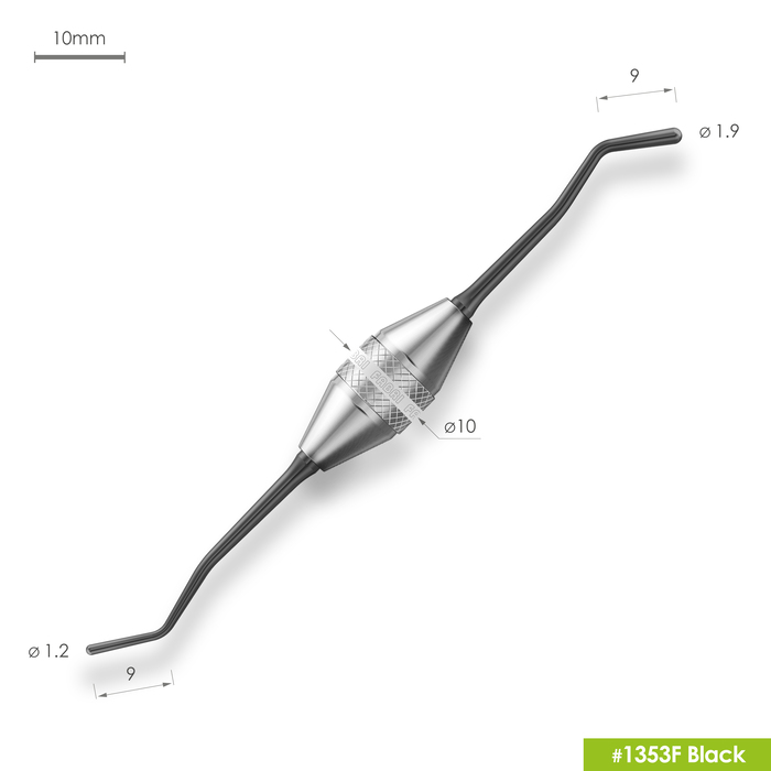 Картинка Штопфер двусторонний с/п 1353F Black, Фабри-Мастер Ди 0 из 5 