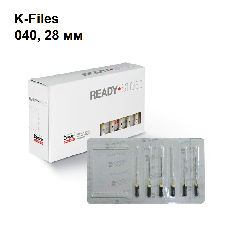К-файлы / K-Files 040/28мм 6шт Maillefer A012D02804000 купить